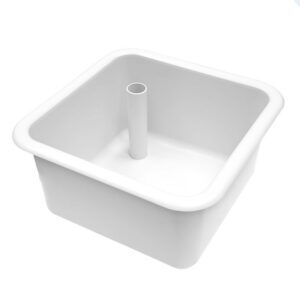 Pozo PP 400x400 blanco