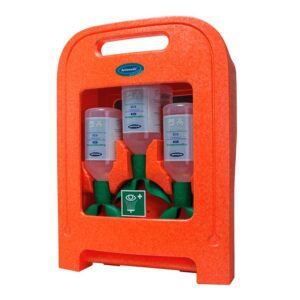 Easyline Medi2Protect I TWIN con tres botellas lavaojos 500ml